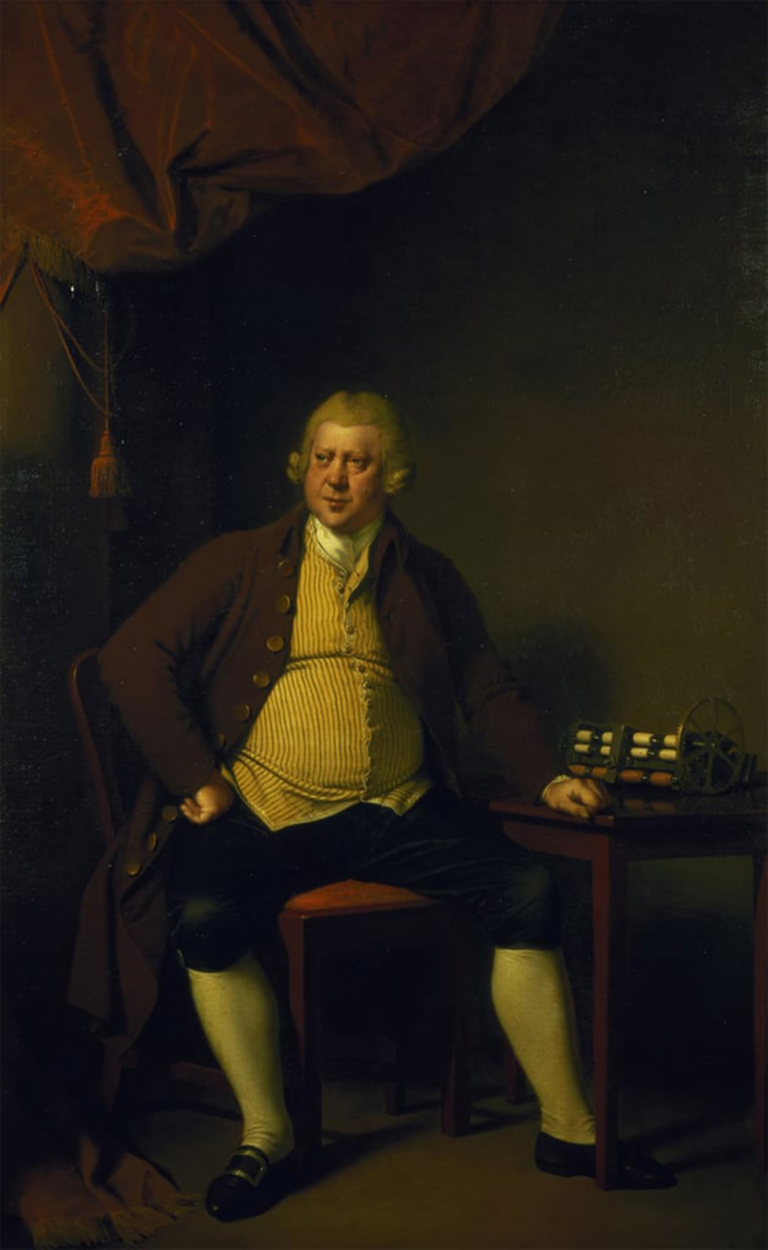 Tableau Wright de Derby Sir Richard Arkwright affiche décoration murale grand format - 5