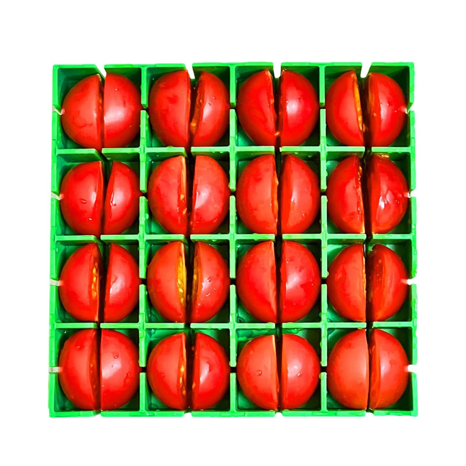 Coupe-tomates cerises, trancheur de quarts de tomates | Coupe-fruits facile - Coupe-tomates cerises facile à nettoyer, de qualité alimentaire, sans danger pour les collations, les, outil de décoratio
