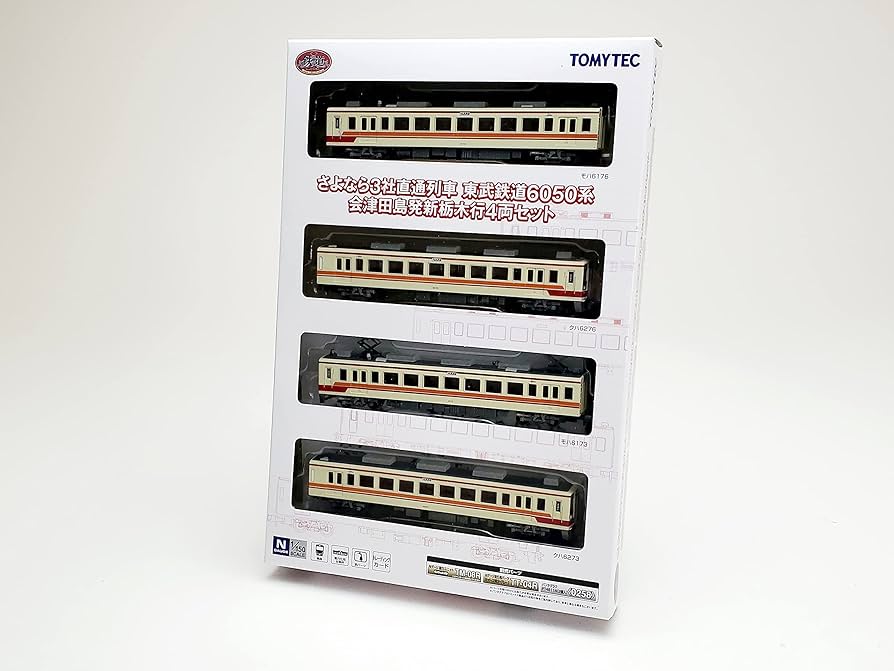 TOMYTEC 鉄コレ 東武6050系 さよならセット 動力化済 さよなら3社直通列車 東武鉄道6050系会津田島発新栃木行 4両