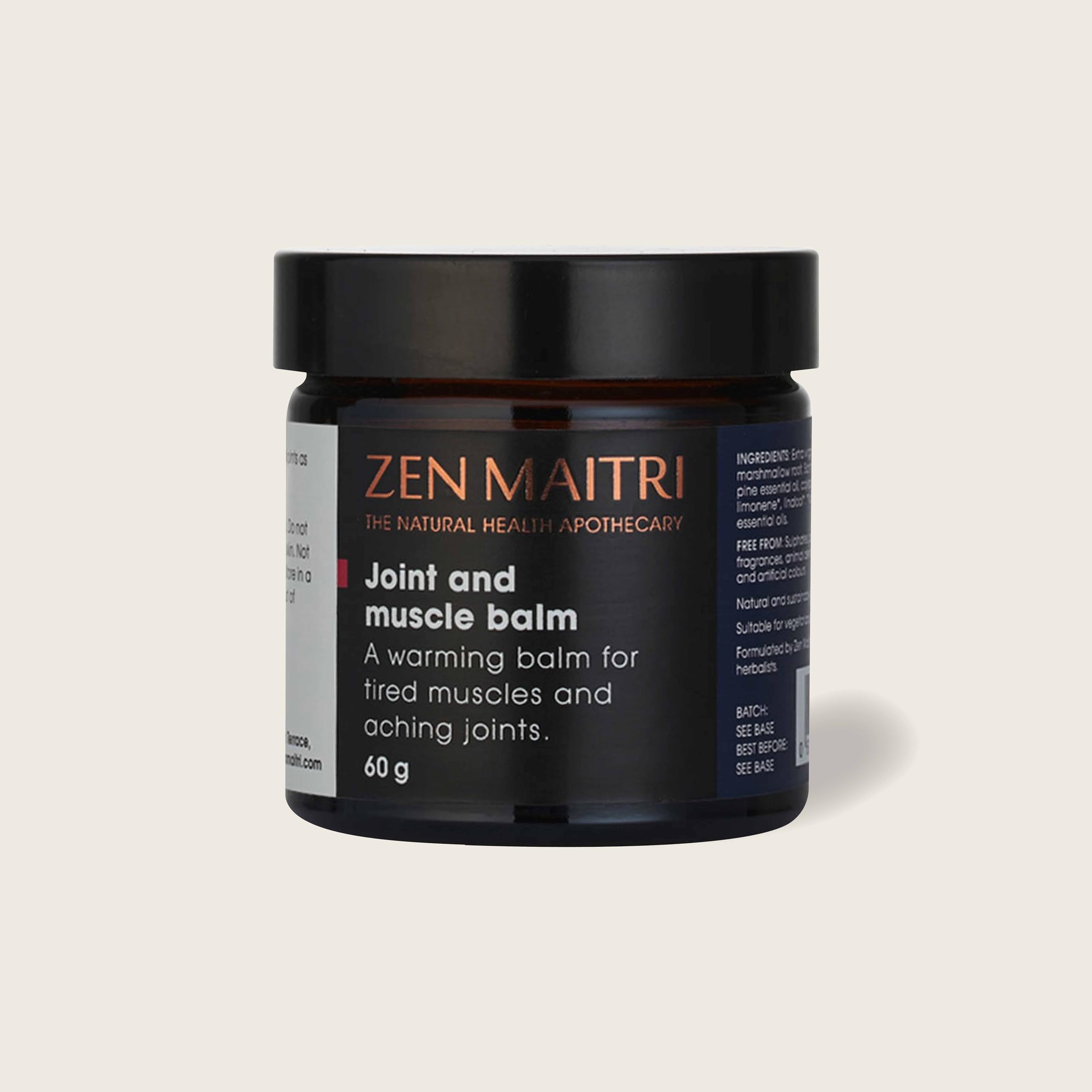 Joint & Muscle Recovery Balm β Active Muscle Rub for Post-Exercise Recovery & Everyday Stiffness, Natural Vegan Formula, 60g