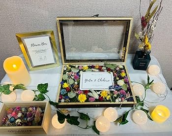 Amazon.co.jp: ゲスト参加型 A4フラワーボックス 結婚証明書