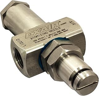 EXAIR AT6010SS No Drip Atomizing Nozzle, 150 GPH Maximum Flow Rate, 568 LPH Max