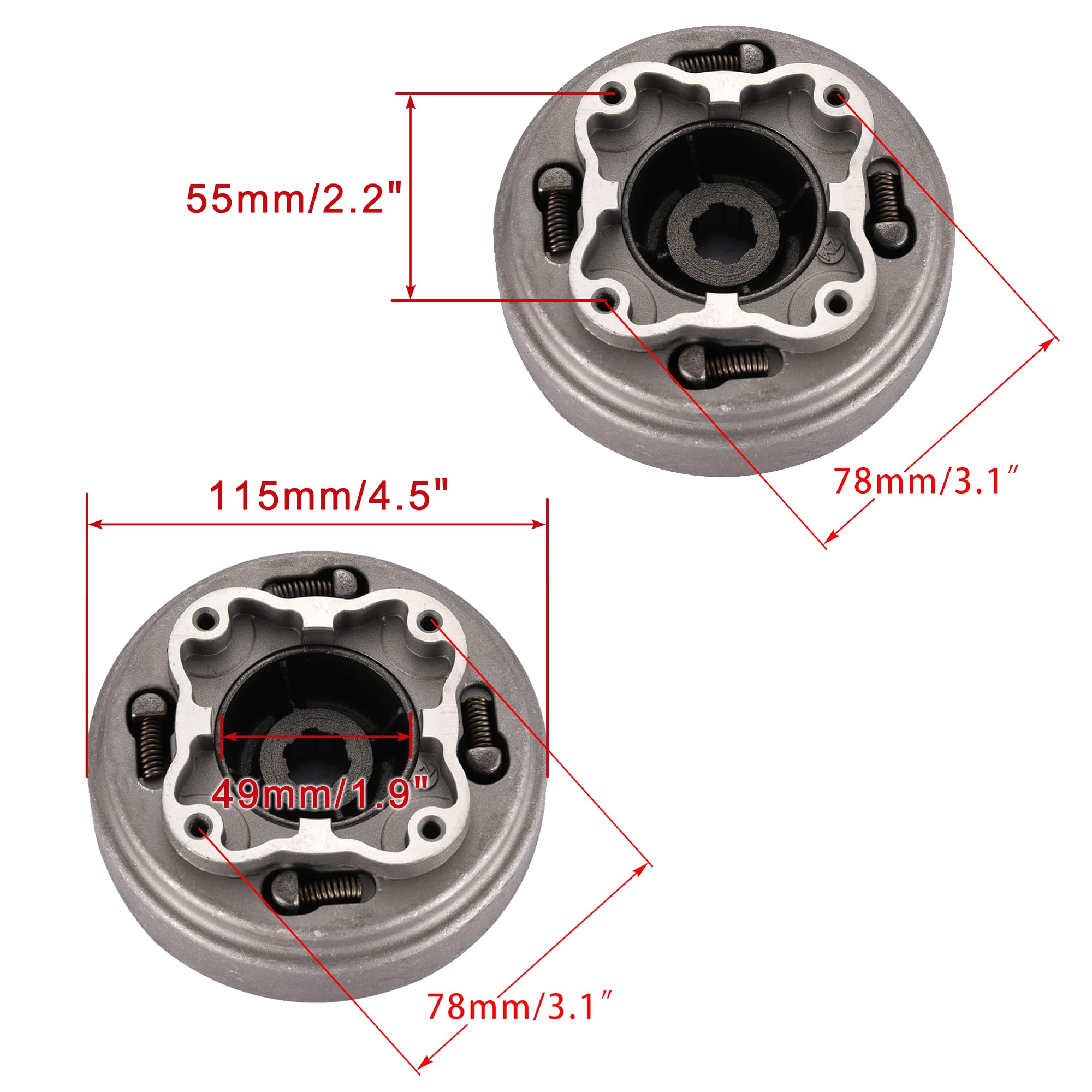 WOOSTAR 18 Denti Gruppo Frizione Sostituzione per 50cc 70cc 90cc 110cc 125cc Cinese Dirt Pit Bike