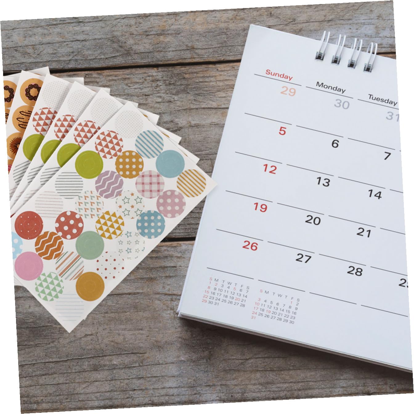 MAGICLULU 120fogli Etichette Adesive Rinforzanti Per Sciolti Design Creativo Per Riparazione e Decorazione Artigianale Per Quaderni Diari e Progetti Creativi