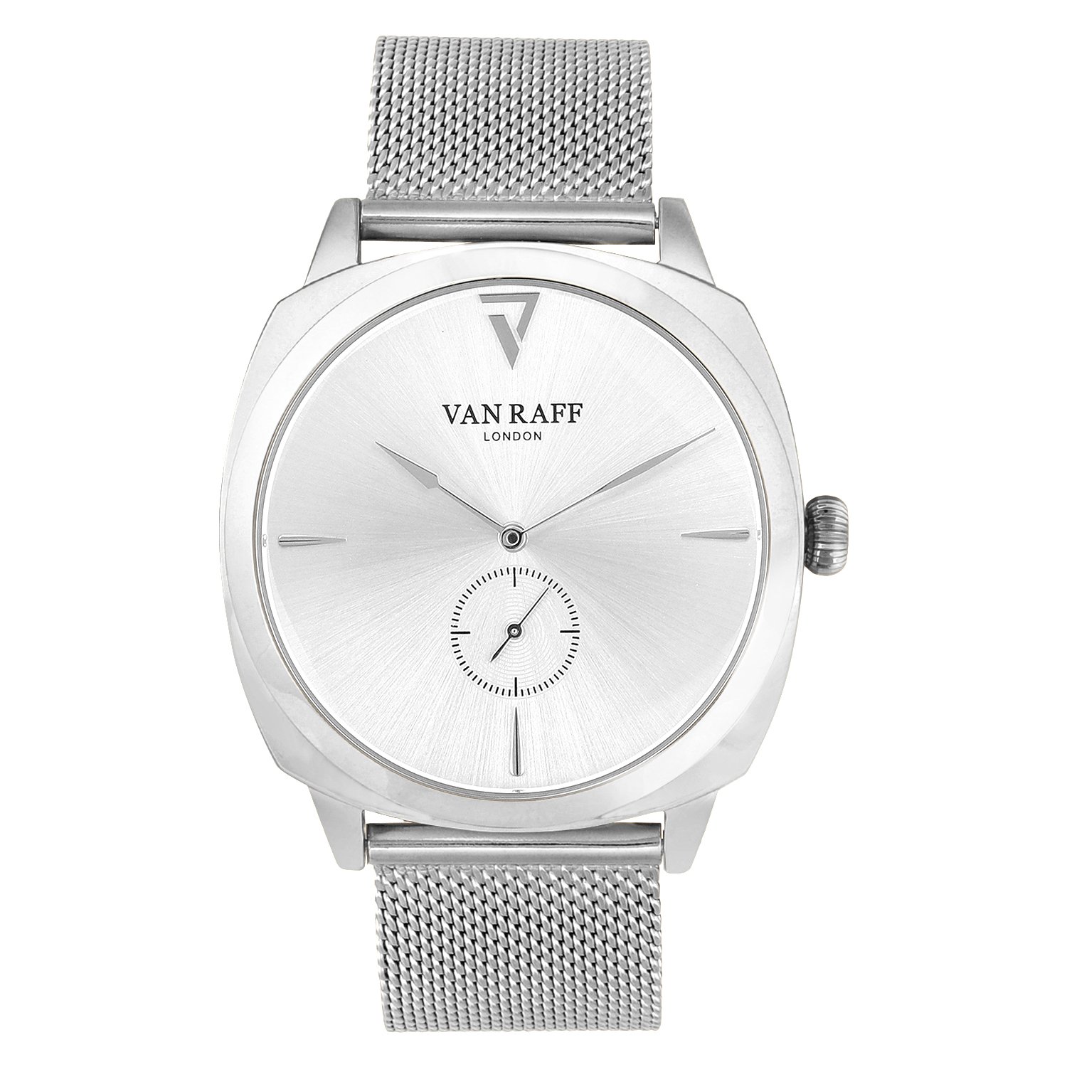 mesh Strap Silver dial Analog Watch for men-VF1967