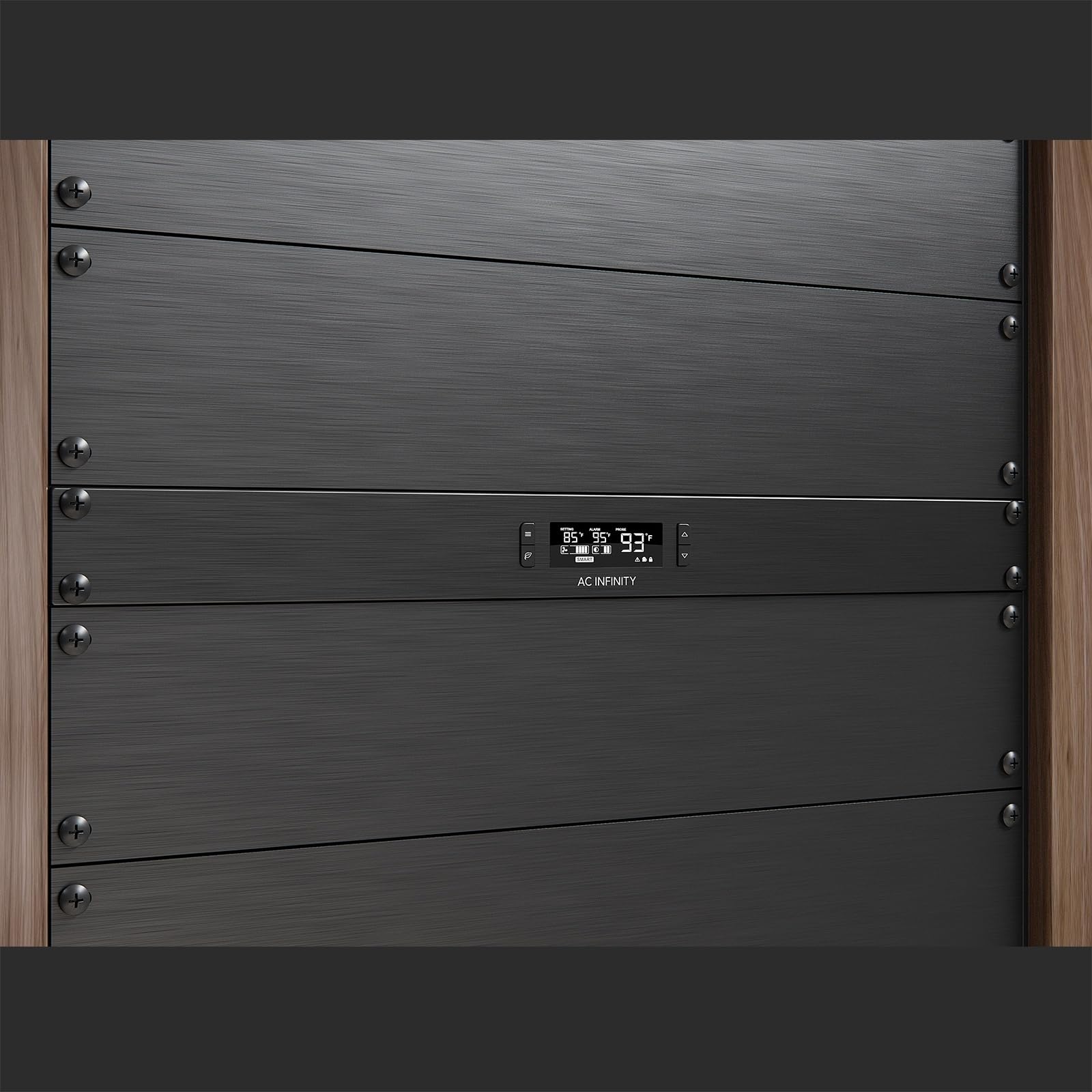 AC Infinity CLOUDPLATE T2 – 19 Zoll Racklüfter 1 HE, Abluftstrom (oben)