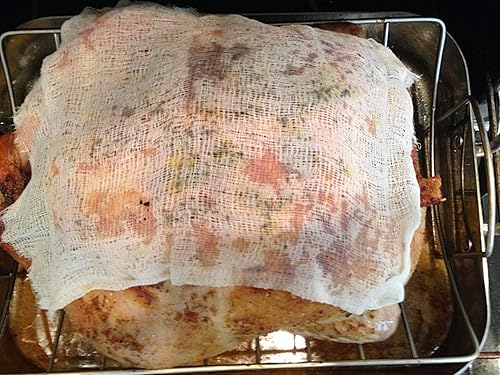 Miniatura 5 de Regency Wraps Paño de queso 100 % algodón de grado chef, 36 x 72 pulgadas (2 yardas), sin blanqueador ni tinte, seguro para alimentos para cocinar,