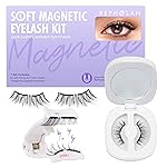 Bepholan Soft Magnetic Lashes with Applicator,No Glue Needed Reusable Magnetic Eyelashes Natural Look Easy to Wear and Remove Waterproof Cruelty-free False EyelashesRC01