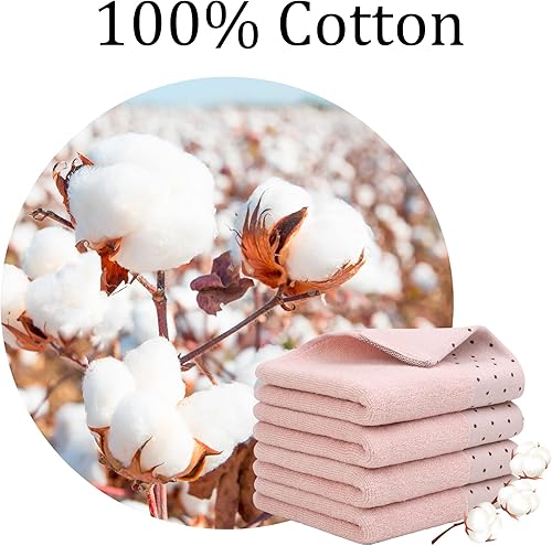 Miniatura 5 de PiccoCasa Toallas de mano de color gris pizarra para baño, suave 100% algodón peinado de 600 GSM, juego de toallas de mano de lujo de 14 x 30