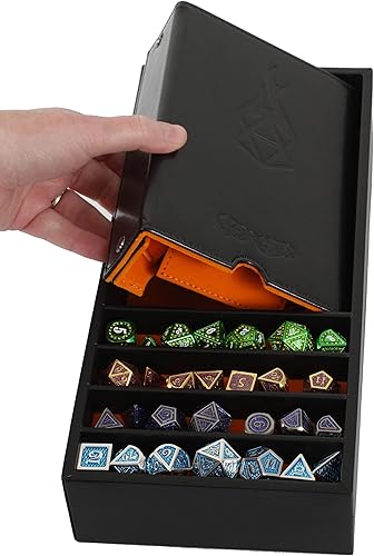 Miniatura 3 de Forged Dice Co. Bandeja y torre de dados Citadel - Almacenamiento de dados DnD para juegos de rol