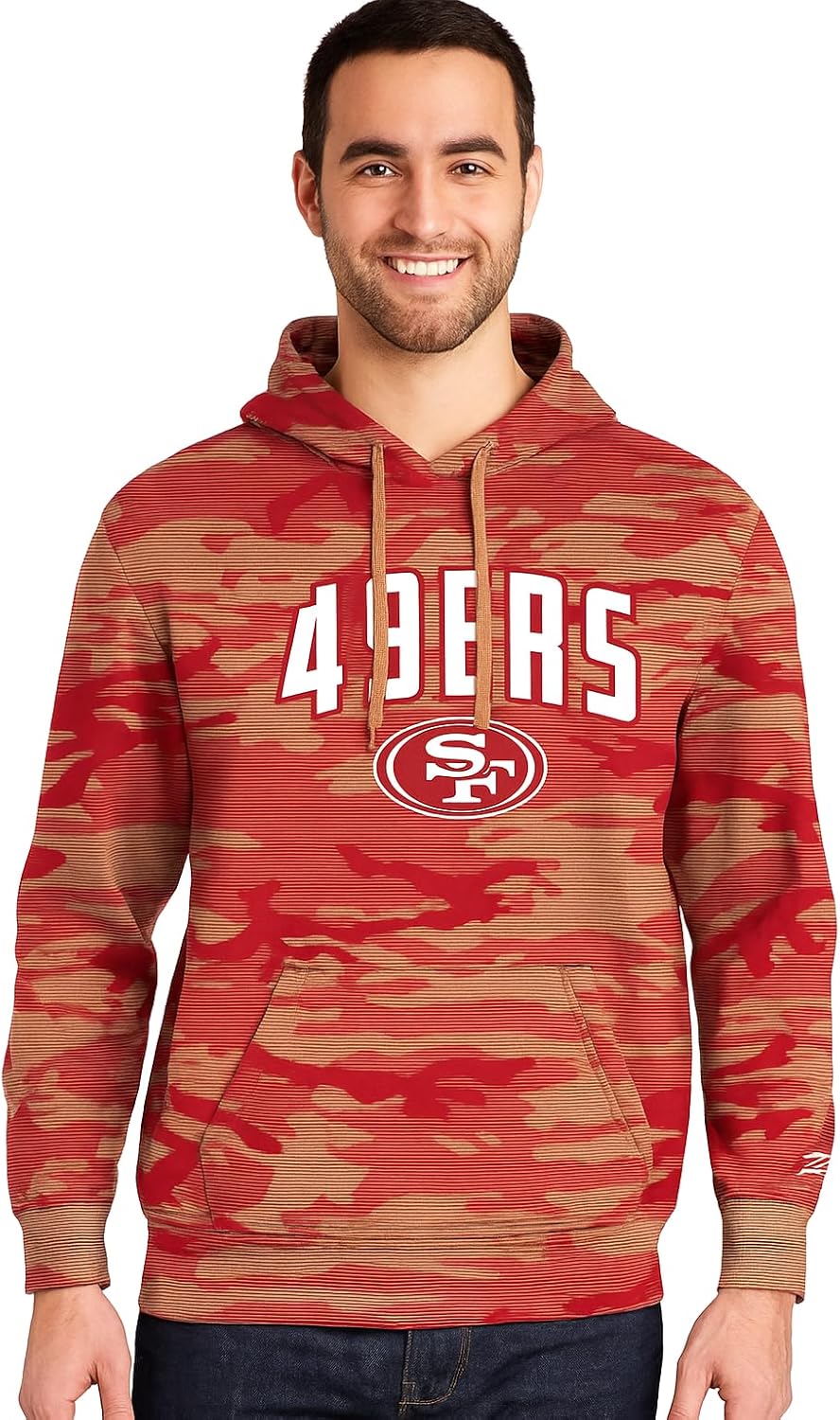 Zubaz NFL Men's All-Over Print Hoodie (Small - 5XL)