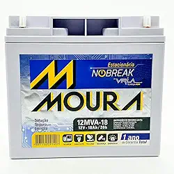 Bateria Moura 12mva-18 Estacionaria Nobreak 12v 18ah