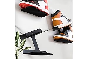 H-Type Sturdy Floating Shoe Display Wall Mount Shelves