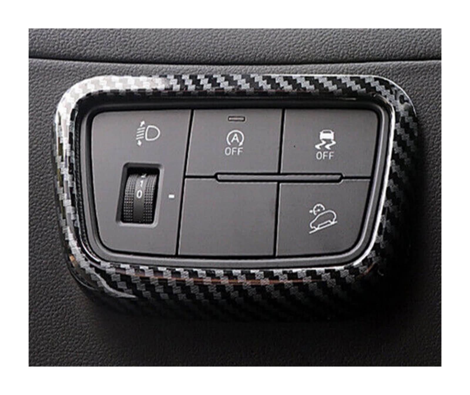 Amazon.com: NinWelly jfqm Car Headlight Switch Panel Cover Trim