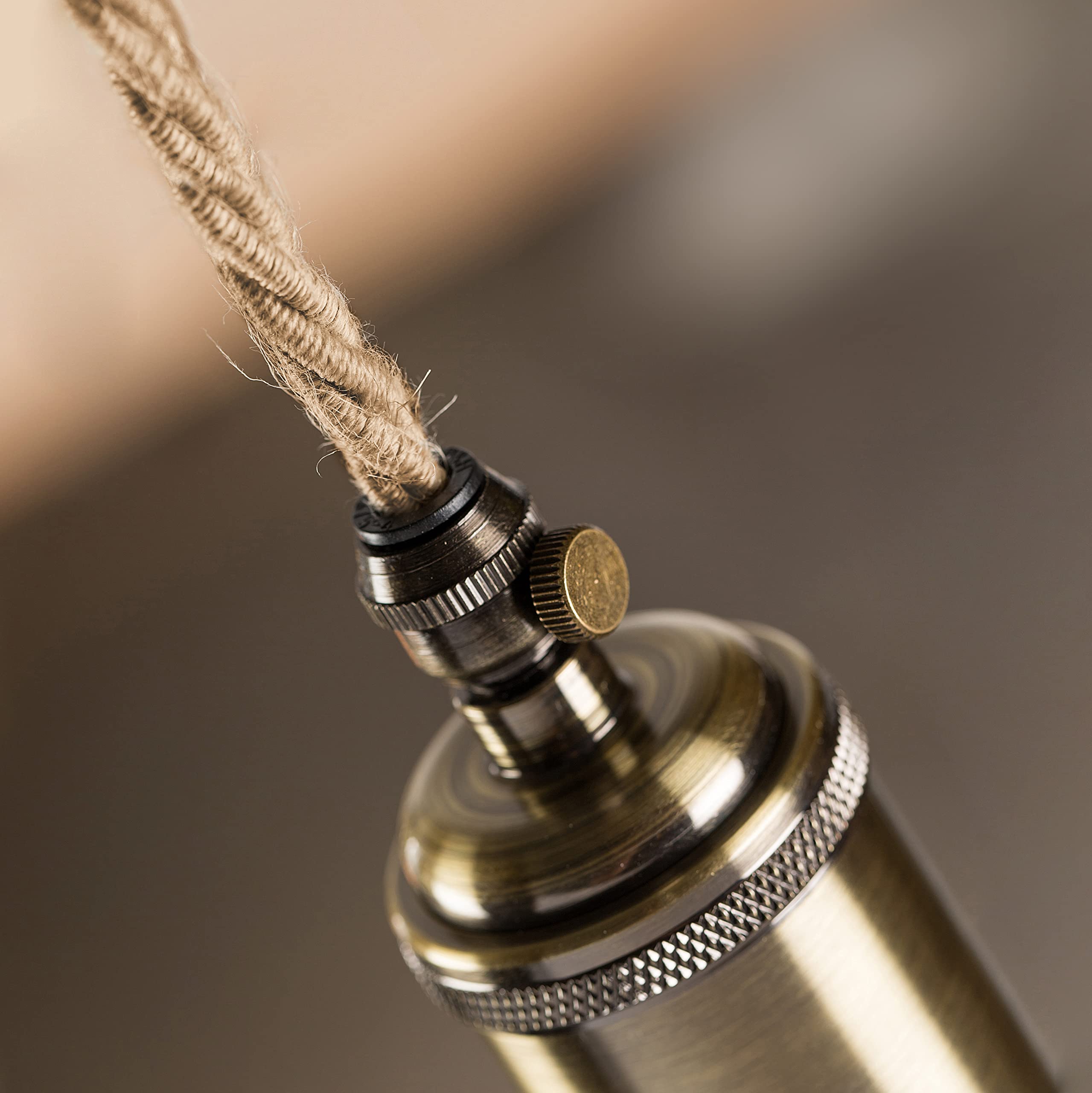 Amarcords - Elektrische gekleurde stofkabel WHISKY, rond, zijde, 20 meter, met aardegeleider 3x0,75mm - Draad bekleed met vintage gekleurde stof voor lampen kroonluchters wandlampen en lampenkappen