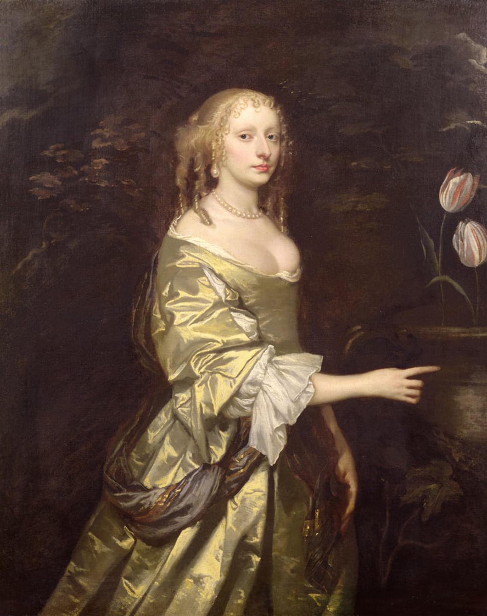 POSTERIIk Vintage Art Print Images Pictures Print Elizabeth Lady Wilbraham by Peter Lely Modern Colour Posters for Office Home Decor 60x90cm