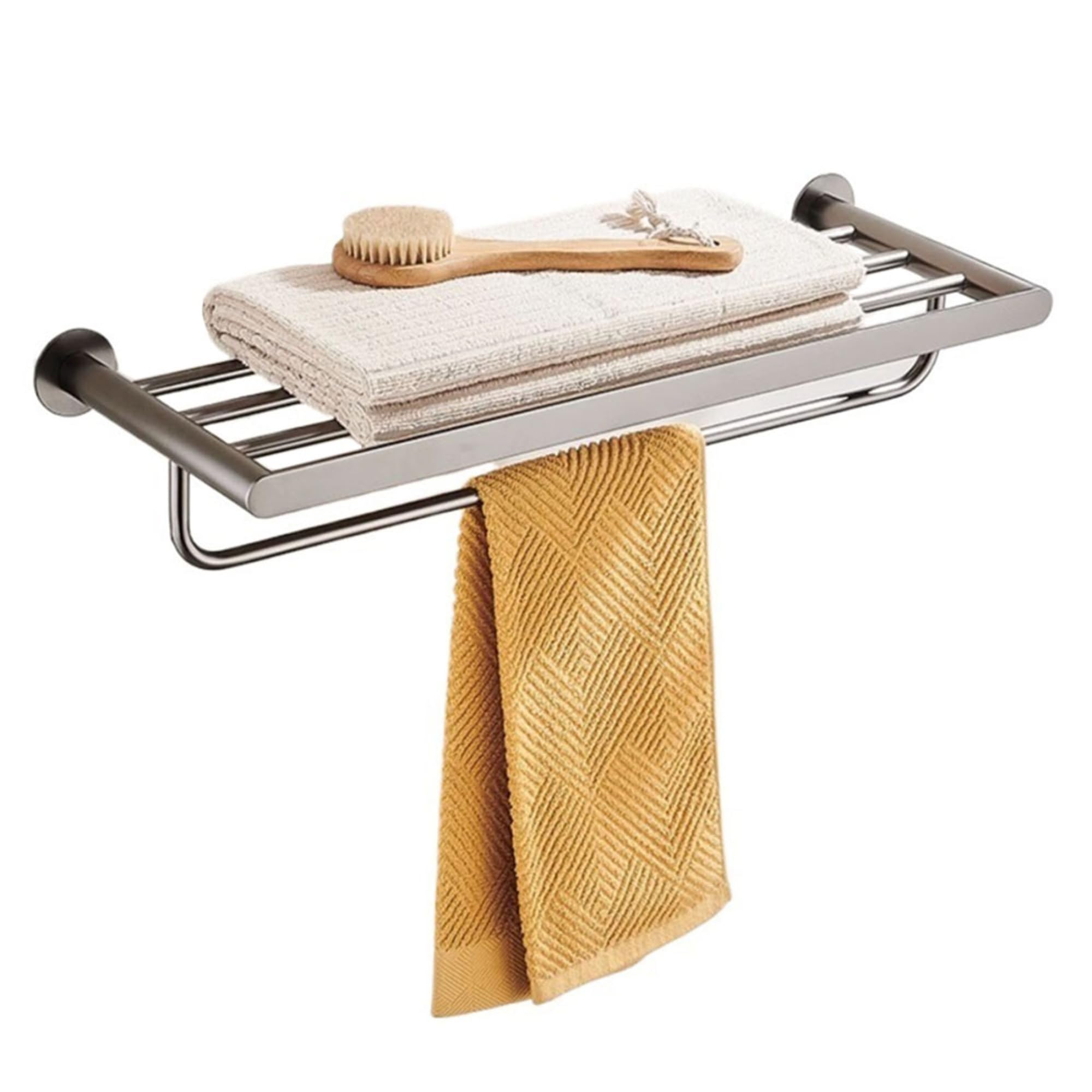 Étagère de douche anti-rouille pour une salle de bain zen et toujours rangée