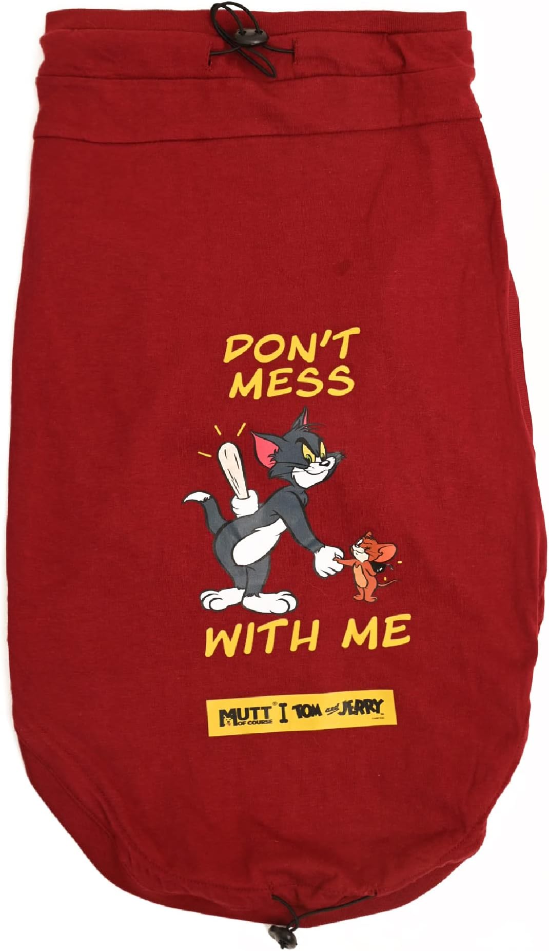Tom and Jerry X Mutt of Course Don't Mess with Me Cat T-Shirts and Puppies Clothes/Apparel/Tees (M Size)