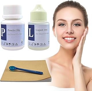 Zinc Oxide Eugenol Cement Dental Care Kit, Super Adhesive,Temporary Teeth Replacement, Dental Care Repair