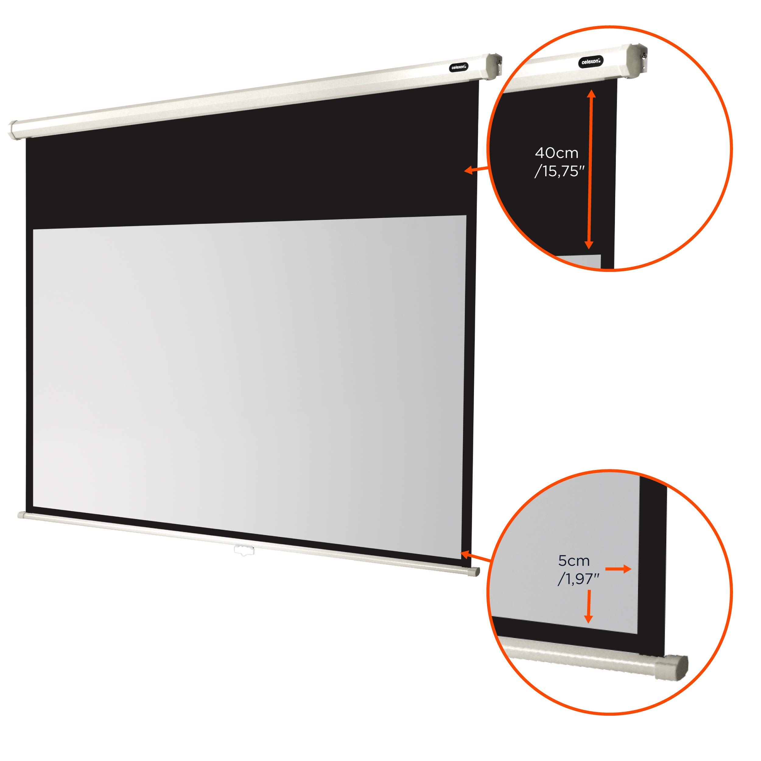 CELEXON Leinwand Rollo Economy 200x113