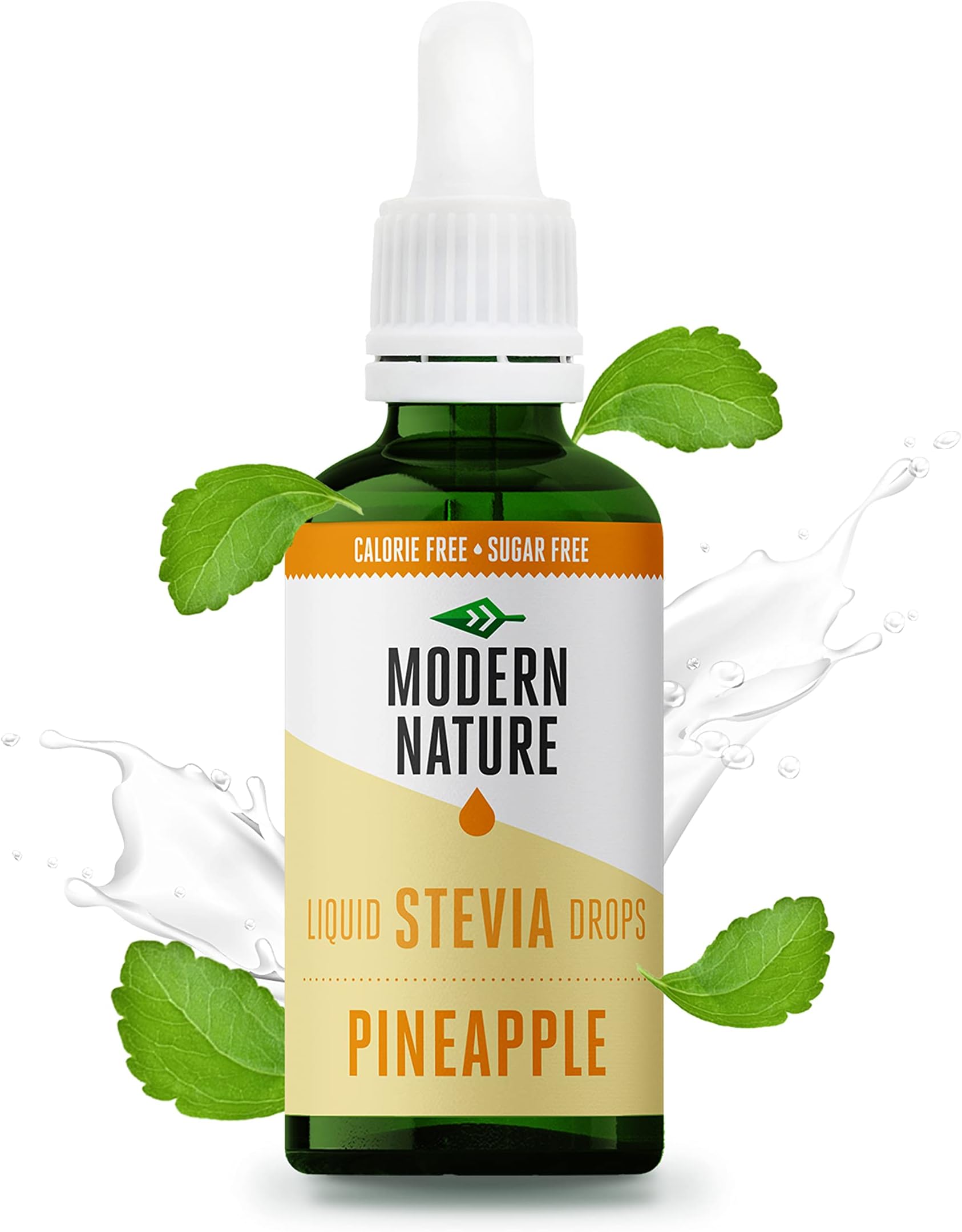 Pineapple Flavour Drops | Sugar Free Flavour, Liquid Stevia Sweetener | Zero Calorie Water Drops & Natural Drink Enhancer for Flavoured Water & More – 50ml