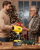 Vista 6 de Saker Handheld Cordless Leaf Blower Portable Dust Cleaner 180000 RPM Compressed Air Duster with Adjustable Speed for Drying Patio Cleaning Camping 2