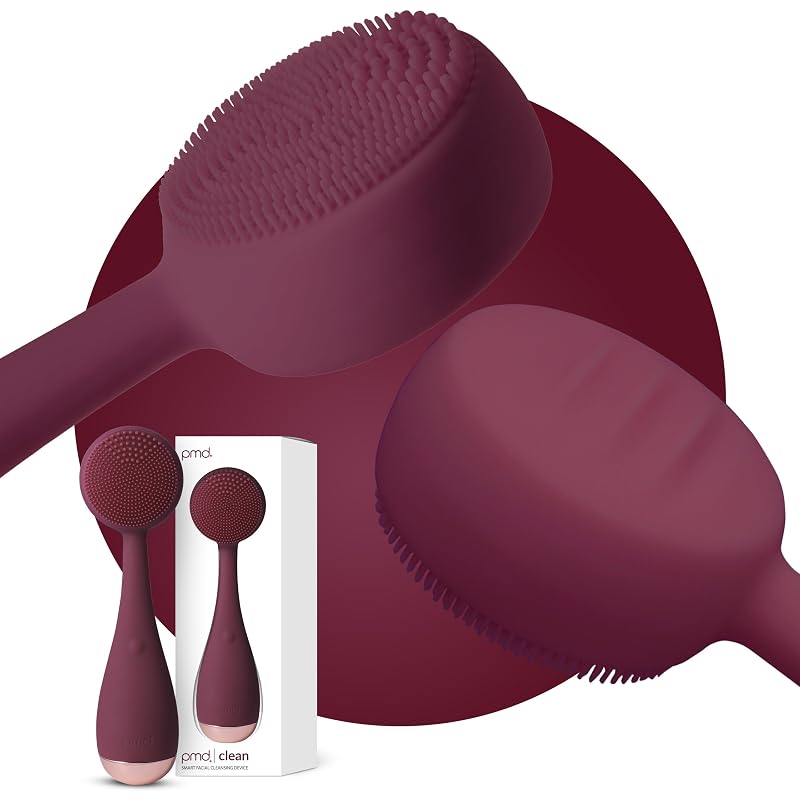 PMD Beauty Clean Escova Elétrica de Limpeza Facial em Silicone, à Prova d’Água, com Sonic Technology