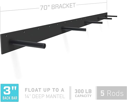 Miniatura 3 de 70 pulgadas de largo x 3 pulgadas de grosor de acero oculto para mantel de 72 a 81 pulgadas - Fabricado en Estados Unidos