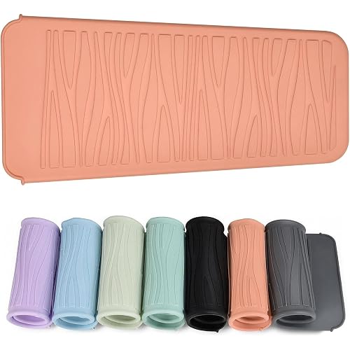 Silicone Heat Resistant Travel Mat Pouch for Straighteners, Curling Wands, Flat Irons and Hair Styling Tools