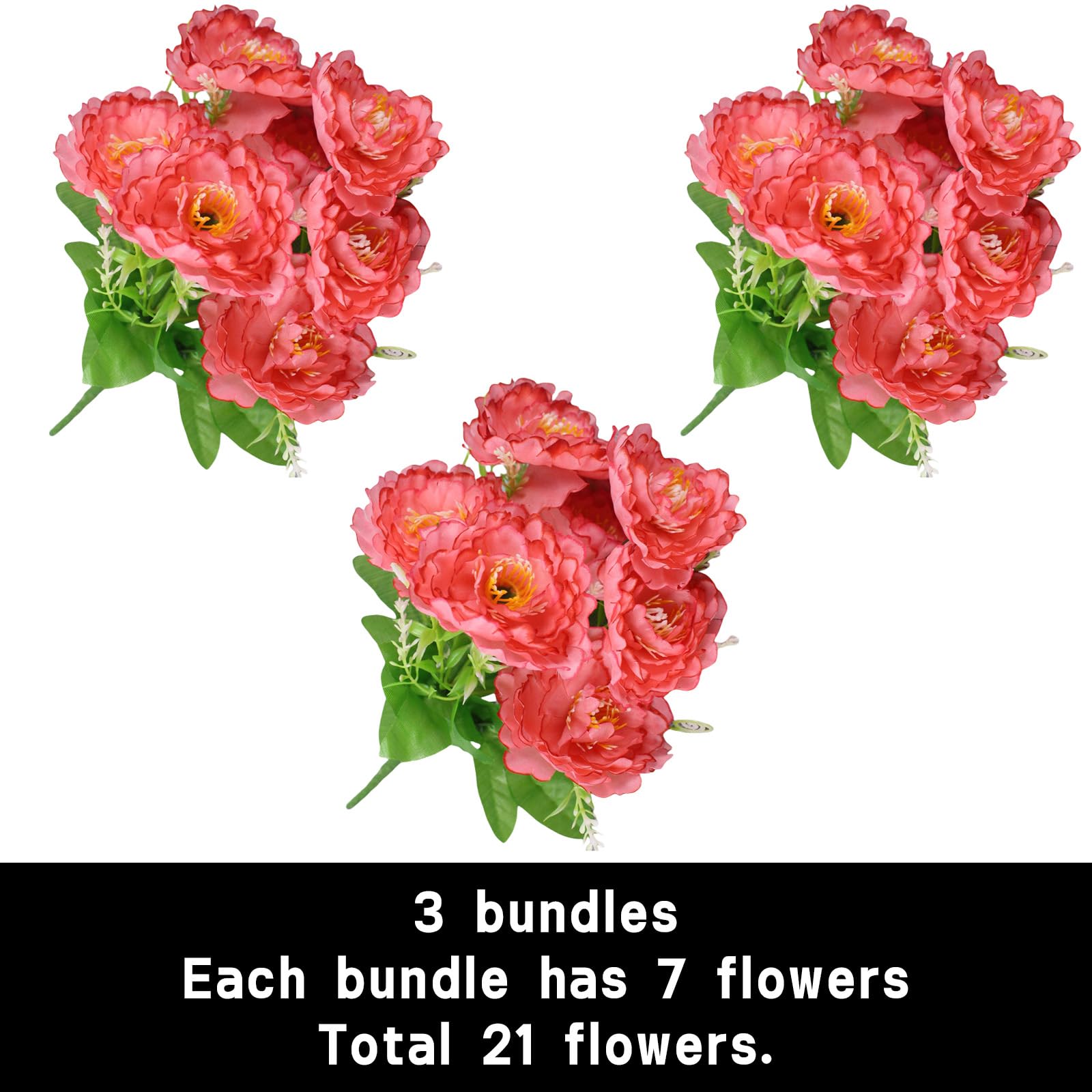 astylishome Artificial Flowers for Graves Outdoors - Image 2