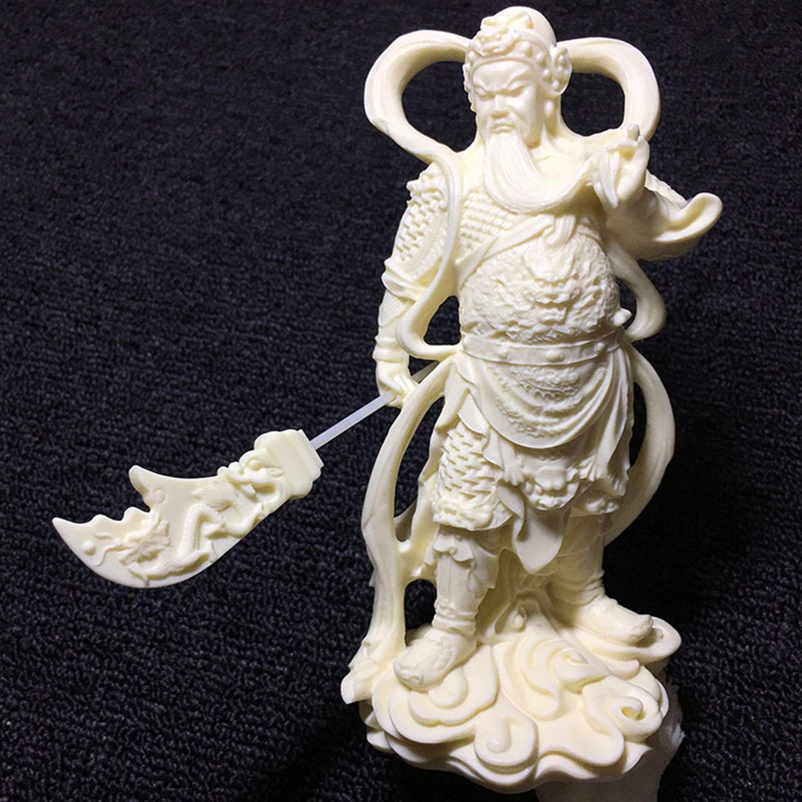 Statue de Guan Gong pour salon : figurines de sculpture et déco table