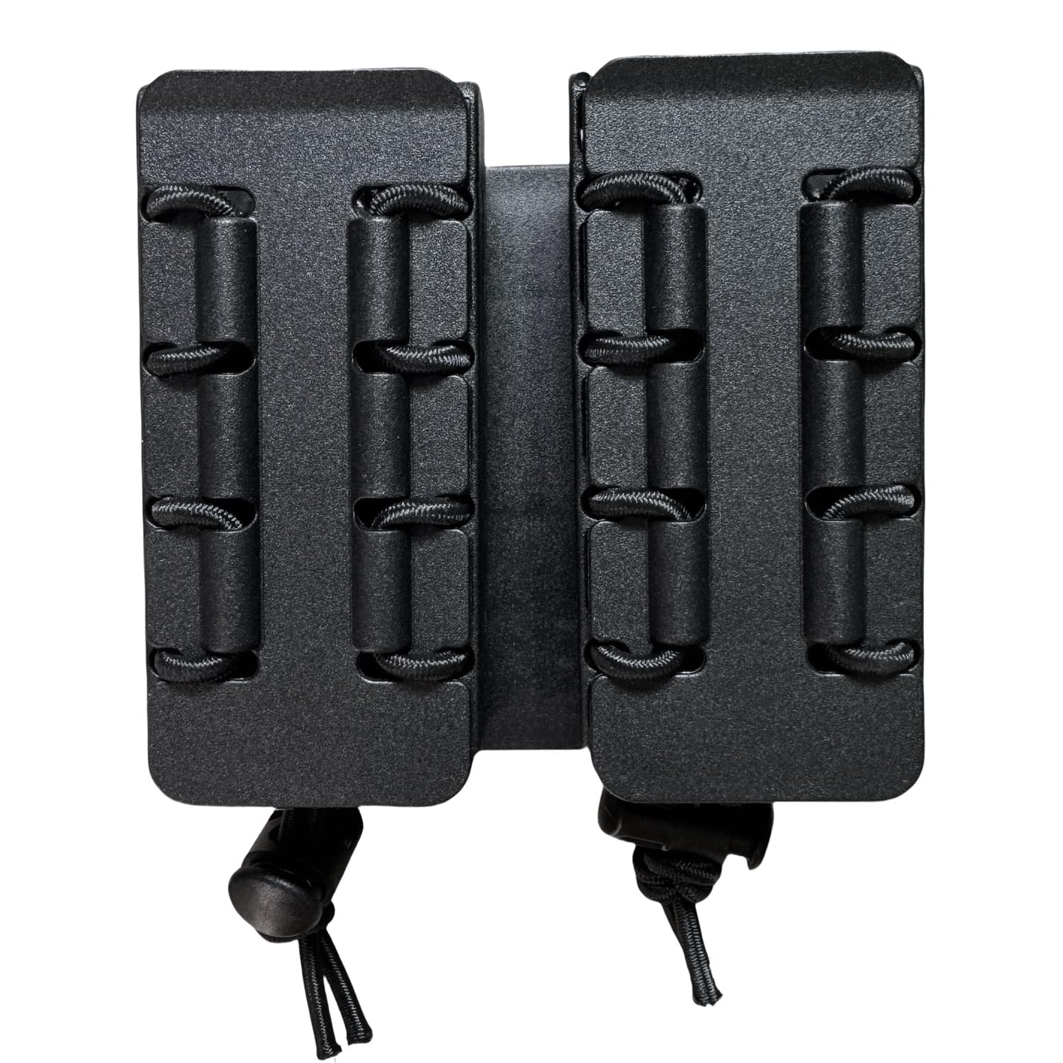 Pistol Mag Holder w/Belt MOLLE Rotatable Adjustable Clip 9mm Magazine Holster OWB Mag Pouch fit 2 1/4" Duty Belt MOLLE Carrier Mount