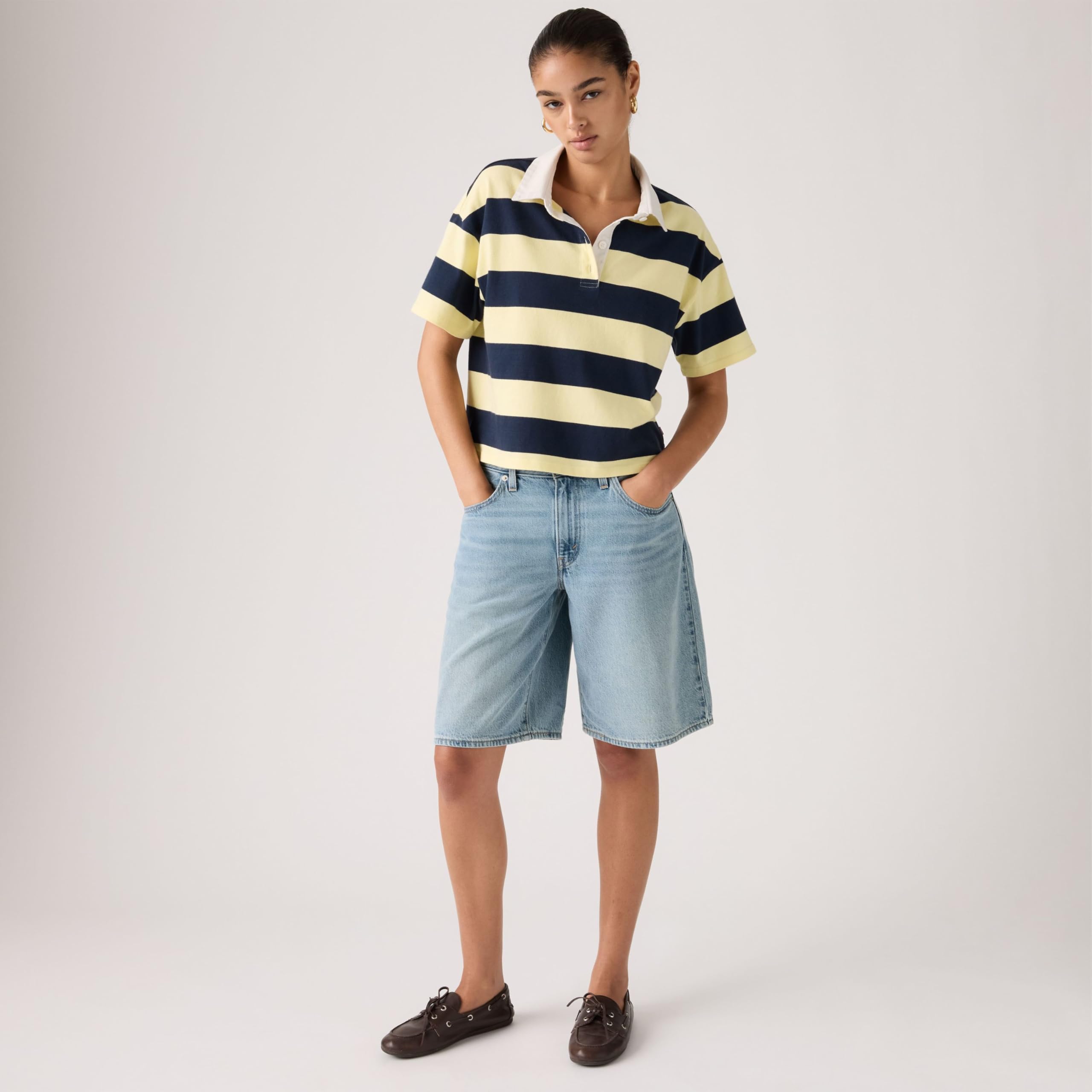 Levi's Baggy Dad Jort - Pantalones Cortos Mujer