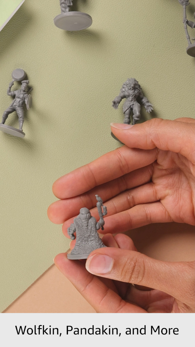 Set De 25 Figurines Héros & Joueurs Wildspire Classic Pour Donjons & Dragons - Miniatures DND Prêtes à Peindre