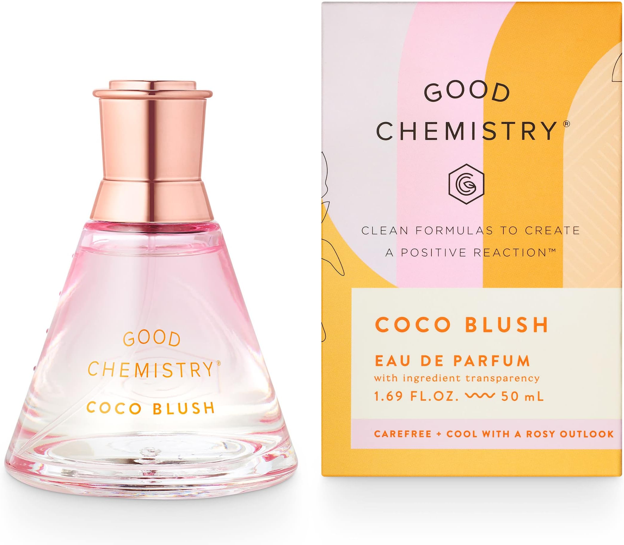 Coco Blush Eau de Parfum 1.7 fl oz - Long-Lasting Perfume with Coconut Water, Pineapple, & Driftwood - Carefree, Clean & Vegan