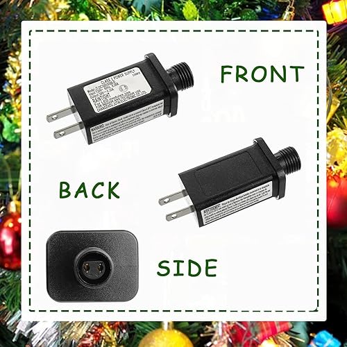Miniatura 19 de 4.5V 2.7W LED Transformador Reemplazo Clase 2 Fuente de alimentación para Navidad Cadena de luces inflables Decoraciones LED Controlador LED IP44