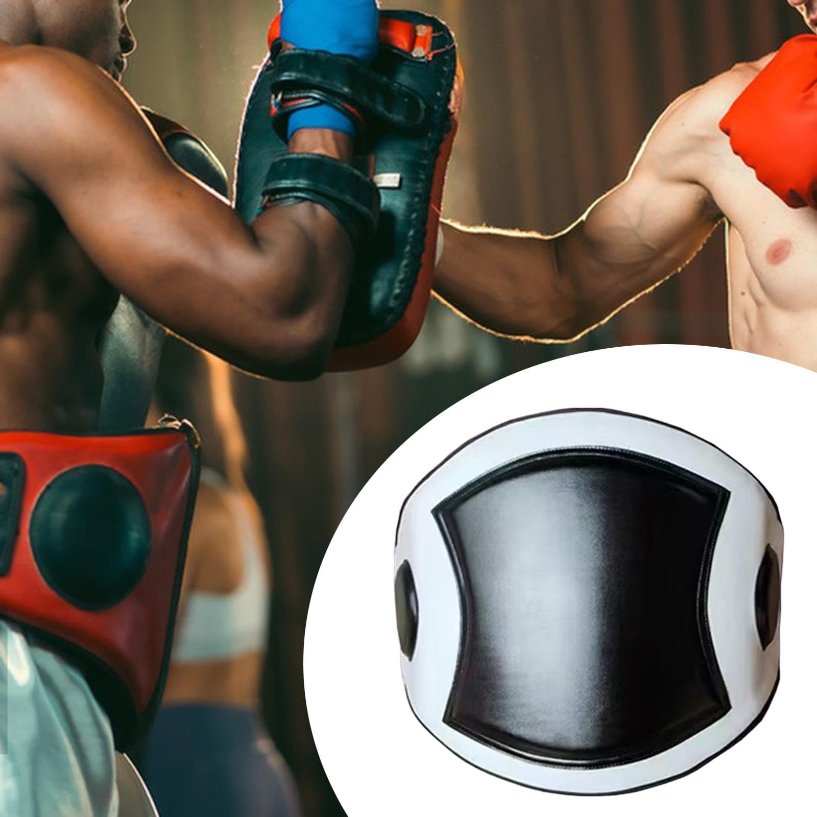 Yiju Boxing Body Protector Equipment PU Leather Thickened Rib Protection Belly Guard Chest Protector for MMA Sanda Arts, Silver