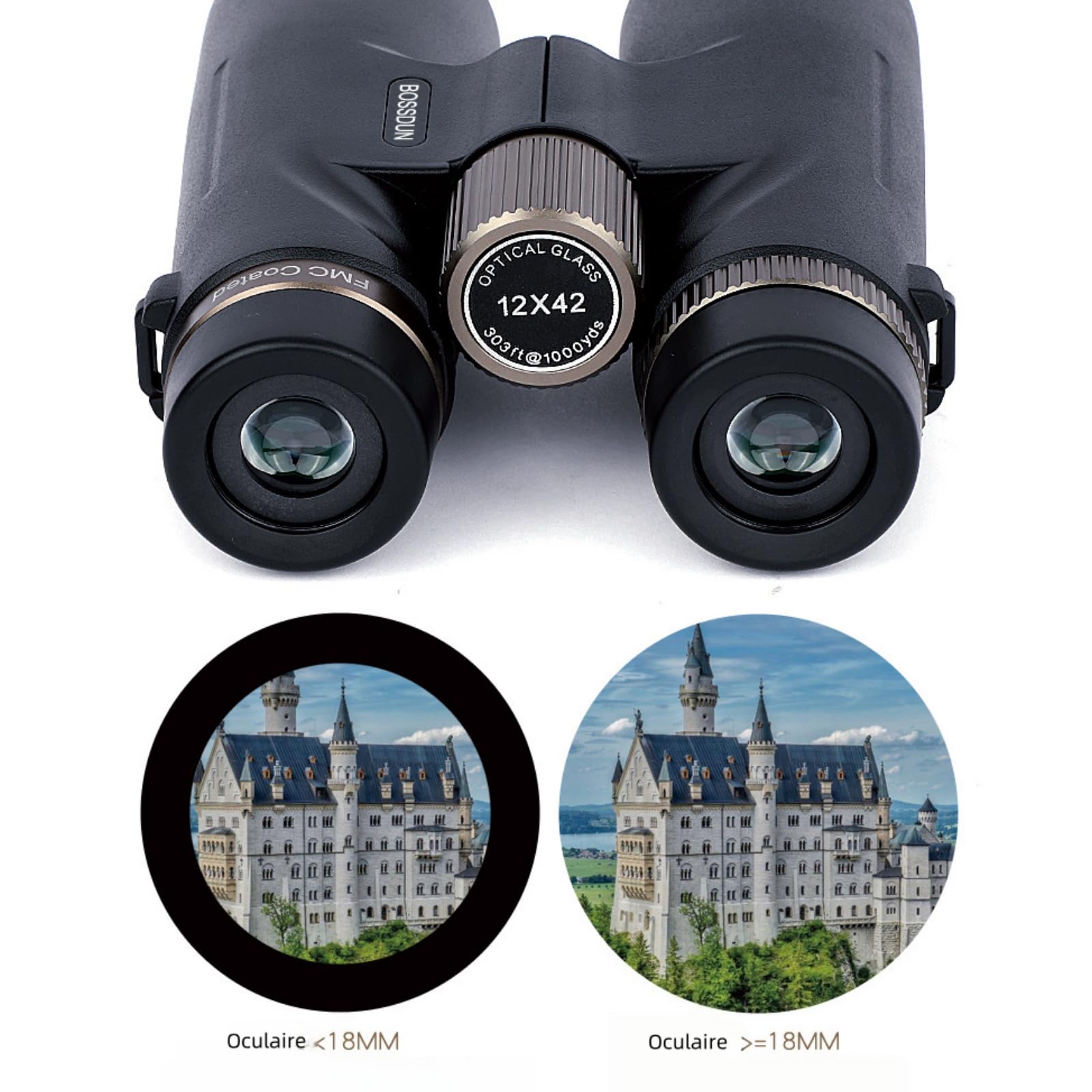 Warmax Binoculars，Complete Accessories, High Definition, Travel, Metal Focus