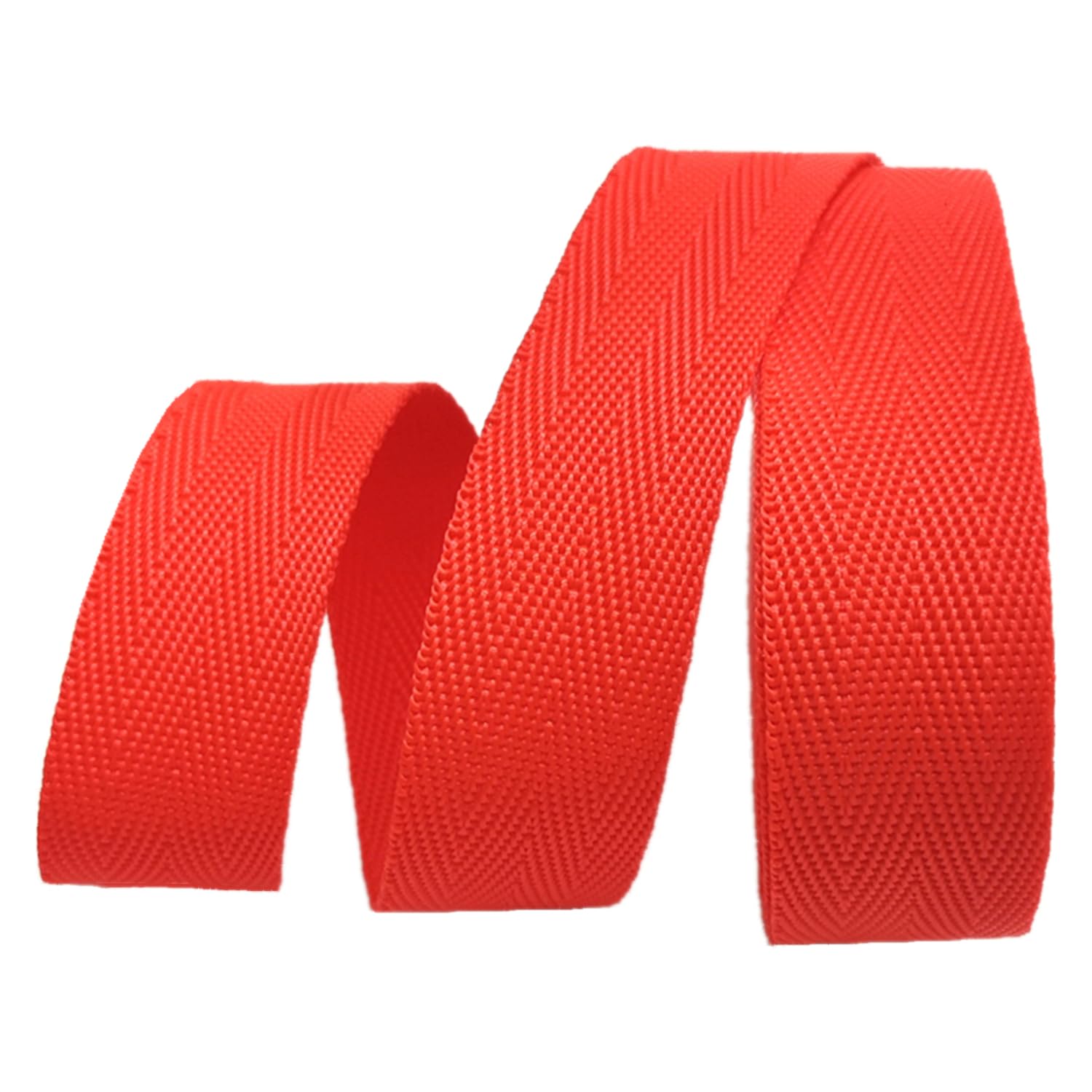 Taśma bawełniana Mocny pas parciany, polipropylen 25 mm, 5, 10, 20 jardów, wielokolorowy(Red,10 yard)