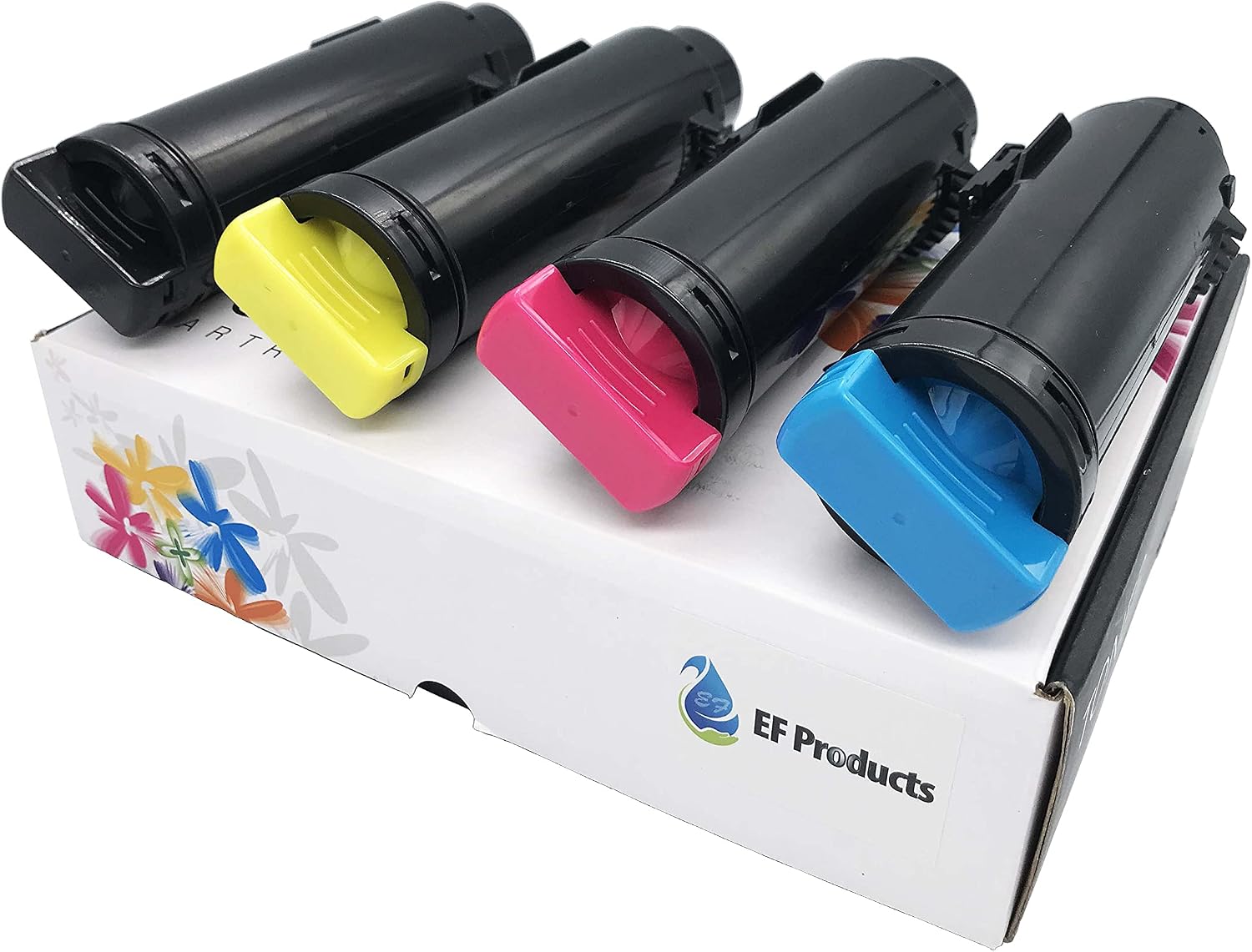Compatible for Xerox Phaser 6510 WorkCentre 6515 Toner Cartridge (Black 106R03480, Cyan 106R03477, Magenta 106R03478, Yellow 106R03479) (6510 4PK)