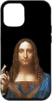 Vista 27 de Funda para iPhone 12 Pro Max Leonardo da Vinci - Salvator Mundi (salvador del mundo)