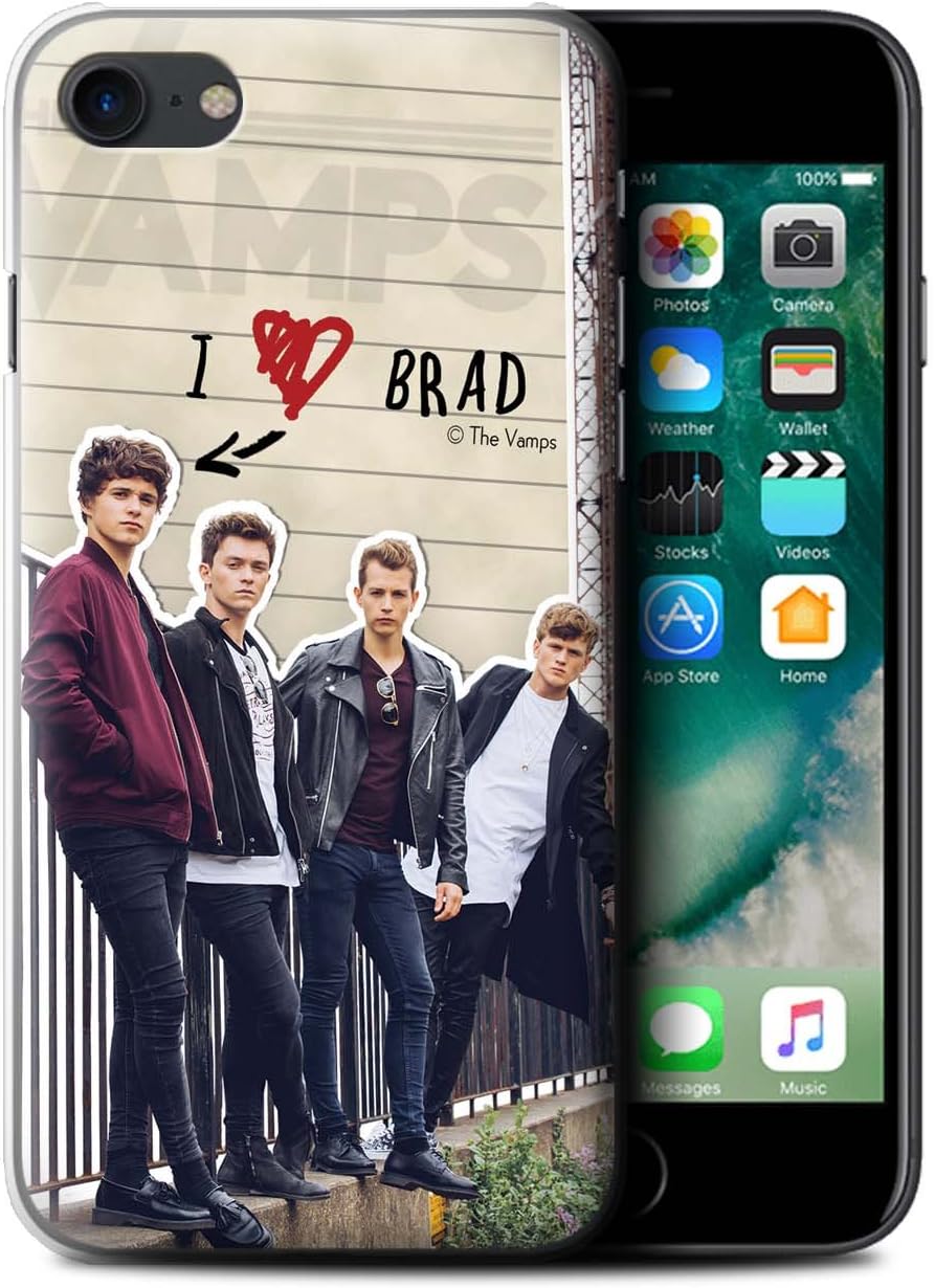The Vamps Official Phone Case/Cover for Apple iPhone 7 / Brad Design Secret Diary Collection