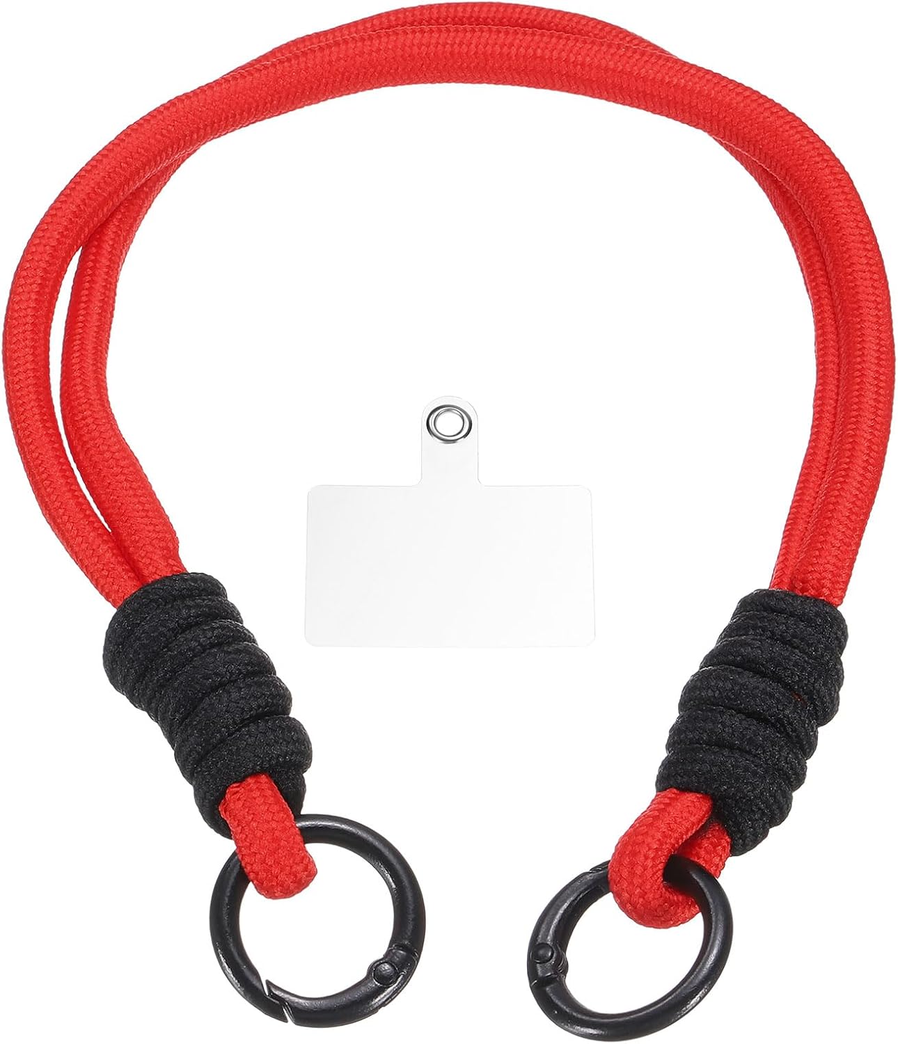 uxcell Phone Wrist Strap, Braided Hand-Free Cell Phone Lanyard, Colorful Keychain Wristlet for Women Smartphones
