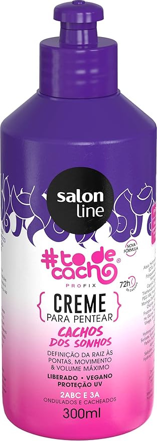 Salon Line Creme Para Pentear Todecacho Cachos Sonhos Unit 300 Ml Amazon Com Br Beleza