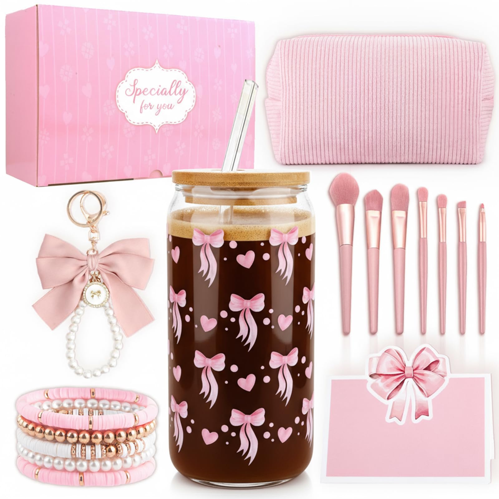Geschenk-Set Zum 16. Geburtstag Für Mädchen 2009 – Mit Make-up-Tasche, Becher, Spiegel & Schlüsselanhänger