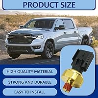 Vista 7 de Sensor de presión Sensor de presión de aceite del motor Sensor de interruptor emisor 5149062AA 05149062AA 5149064AA 5149062AB Compatible con Ram