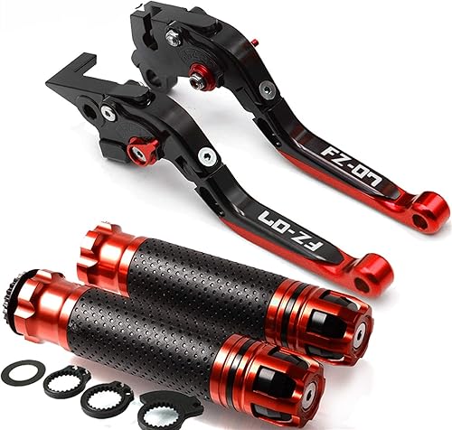 Miniatura 9 de SARUEL Para Yamaha FZ-07 2014 2015 2016 2017 2018 Fz07 Accesorios de motocicleta Manija de freno CNC ajustable palanca de embrague de freno Barra de