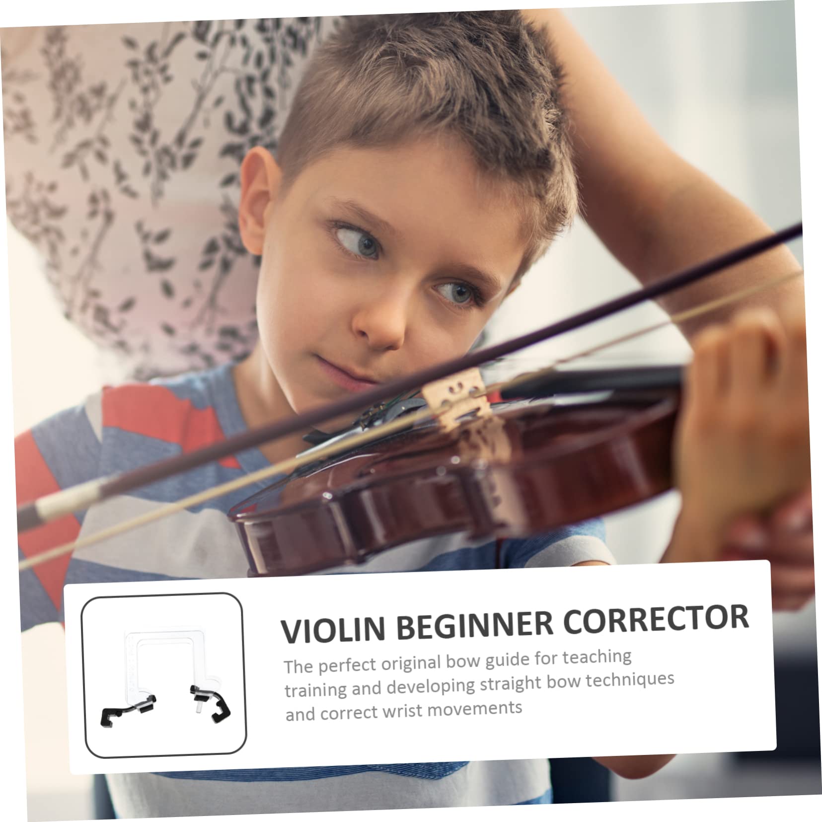 ibasenice 4pièces Violin Bow Straightener Collimator Tool for Beginners Lightweight and Portable Violin Accessory for Mastering Playing Skills