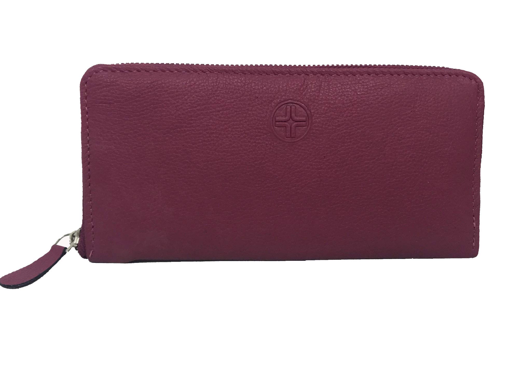 JL CollectionsWomen Genuine Leather Wallet (12 Card Slots)