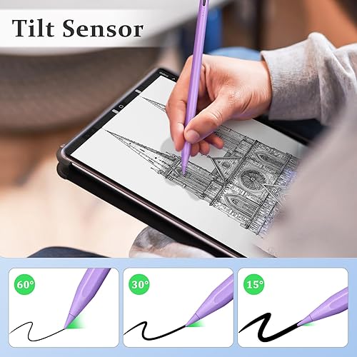 Vista 11 de MEKO Paquete de 8 puntas de repuesto solo para el lápiz de iPad de carga rápida MEKO